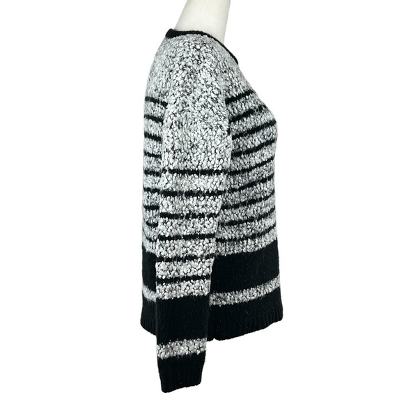 𝅺calvin KLEIN CHUNKY COZY STRIPED PULL-OVER WOMEN'S‎ SWEATER - Picture 6 of 7